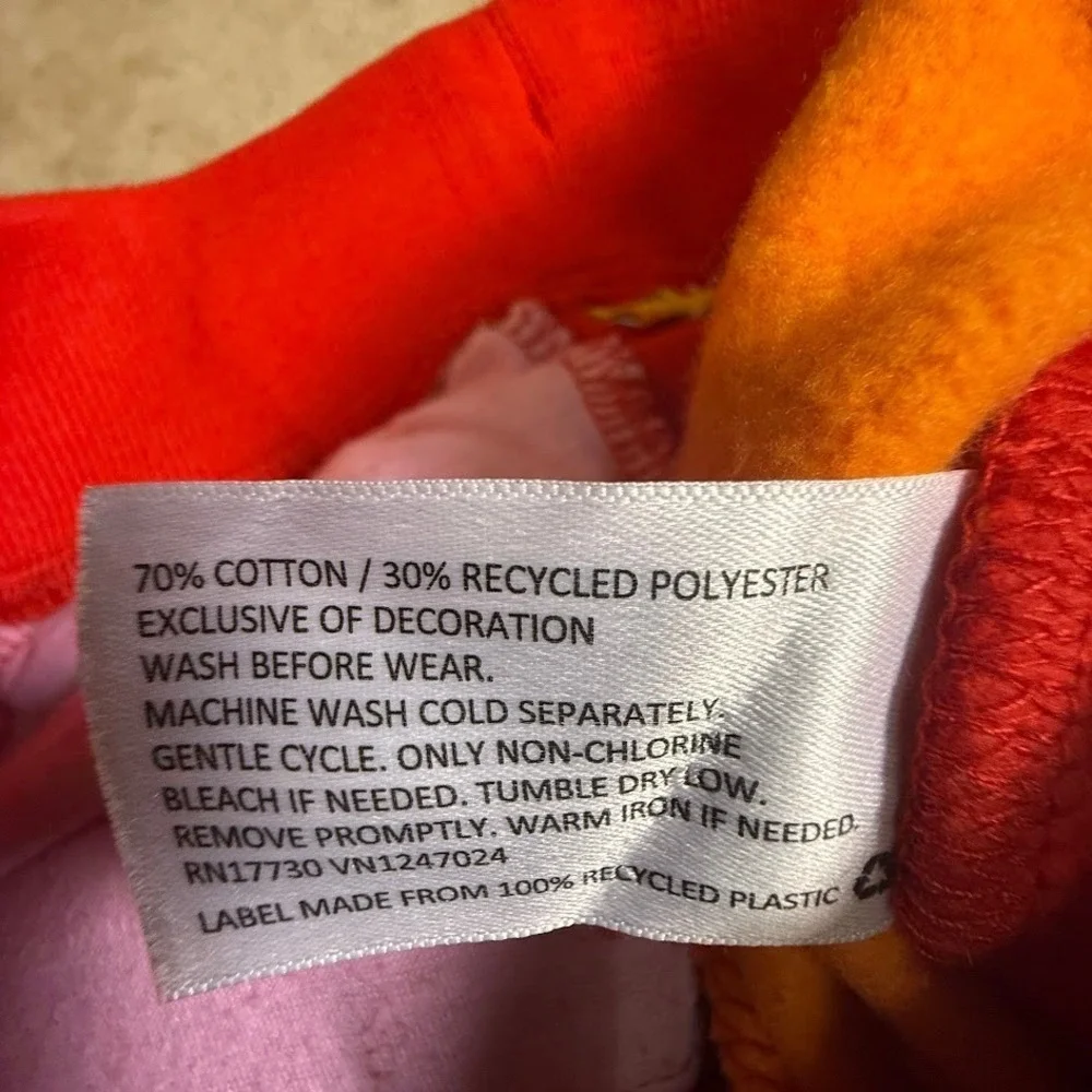 LEGO x Target Jogger Sweatpants Womens Small Red Orange Side Stripe Lounge Pants - Picture 7 of 7